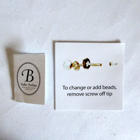 NEW BELLA PERLINA TREE CHARM BEADED RHINESTONE ONE SIZE BRACELET - Picture 9 of 13